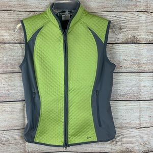 ✨ Nike Green and Gray Golf Vest Size Small